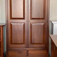 Nuovo armadio 2 ante 2 cassetti di vero legno