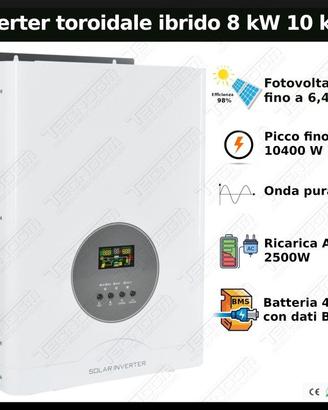 Inverter offgrid 8kW fotovoltaico 6,4kW