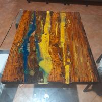 Tagliere legno e resina 