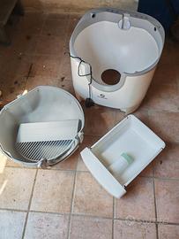Lettiera per gatti autopulente