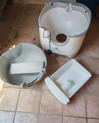 Lettiera per gatti autopulente