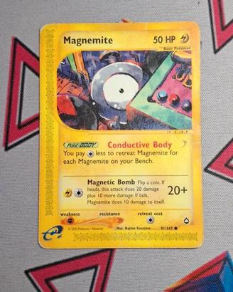 Carta Pokémon Magnemite 91/147 ENG - E-Reader
