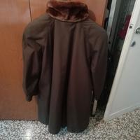 Cappotto vintage con pelliccia sintetica