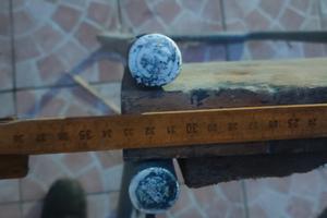 Cavalletto porta Motore marino + cuffie prova mot