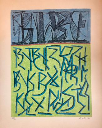 Litografia Licata Vintage anni '70