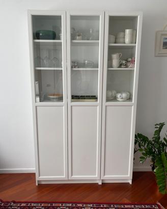 Libreria Billy tripla anta bianca