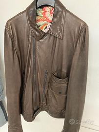 GIUBBINO PELLE MAURO GRIFONI TAGLIA 50