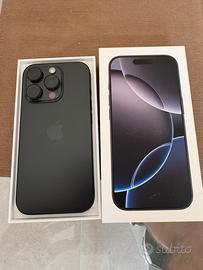 Iphone 16 pro black 256 gb 90% batteria
