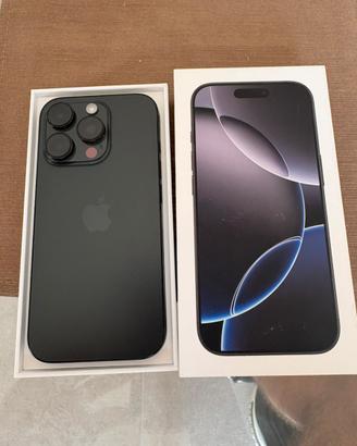 Iphone 16 pro black 256 gb 90% batteria