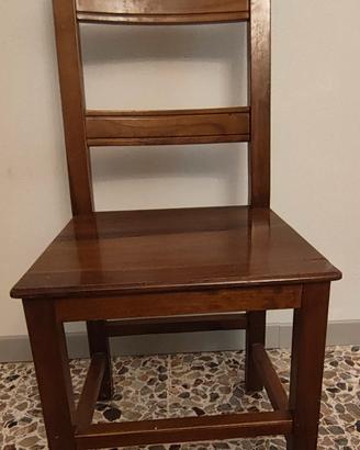 sedie legno massello 