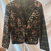 Giacca in velluto scuro