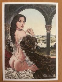 Milo Manara omaggio a Monica Bellucci
