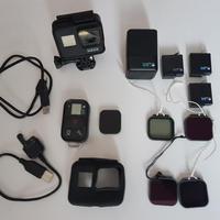 Gopro Hero 7 Black+Feyiutech WG+accessori