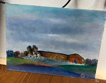 “G. Omiccioli” – Paesaggio rurale – 35x25 cm