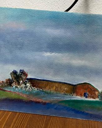 “G. Omiccioli” – Paesaggio rurale – 35x25 cm