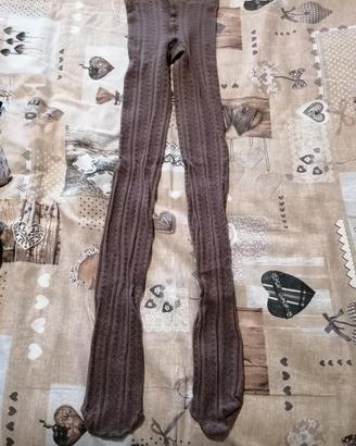 Collant lavorazione traforata 