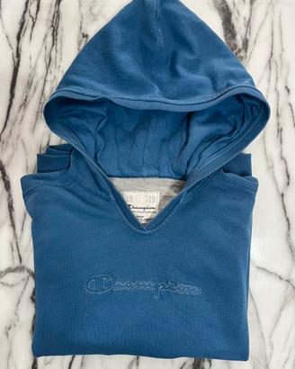 Felpa Champion con cappuccio blu - Taglia L