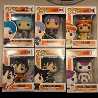 Funko pop dragonball lotto 106-107-313-12-314-621
