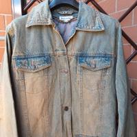 cappotto in jeans imbottito 
