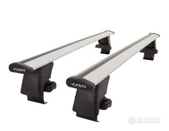 Farad-Barre portatutto Aerodynamic silver con kit