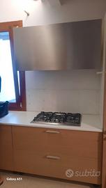 cappa moderna in acciaio da 120 cm cucina falmec