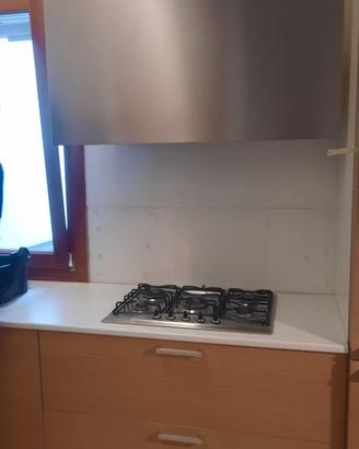 cappa moderna in acciaio da 120 cm cucina falmec