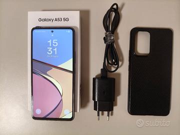 Samsung Galaxy A53 + Cover + Caricabatterie