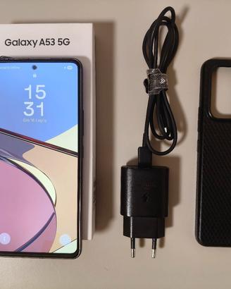 Samsung Galaxy A53 + Cover + Caricabatterie