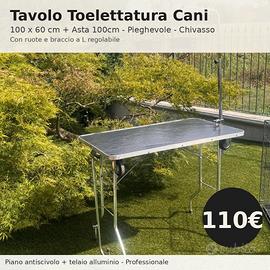 Tavolo Toilettatura cani 100 x 60 professionale