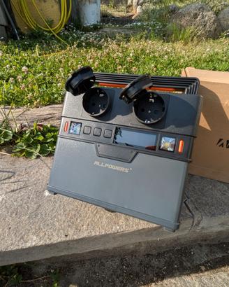 Power Station Portatile 300W + Pannello Solare 100