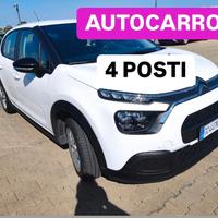 CITROEN C3 1.5 100cv AUTOCARRO 4 POSTI - Anno 2021