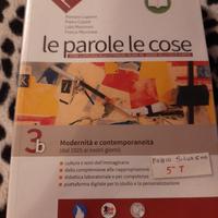 libro scolastico  Le parole le cose