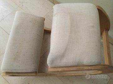 Sedia ergonomica posturale in legno