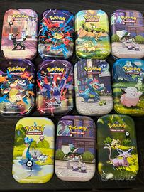 Lotto 11x mini tin Pokémon vuote - 1