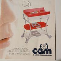 Fasciatoio con vasca per bagnetto Mod.CAM Nuvola