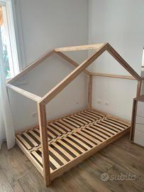 letto montessori  ad una piazza e mezza 