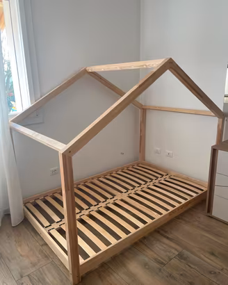 letto montessori  ad una piazza e mezza 