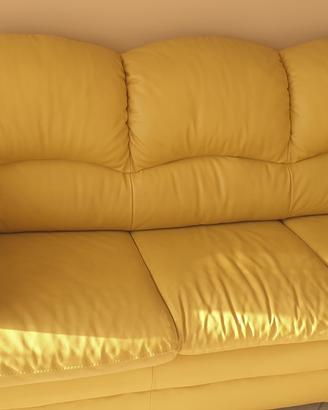 divani in vera pelle  3 posti più 2 posti