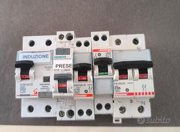 Magnetotermici 5 pezzi
