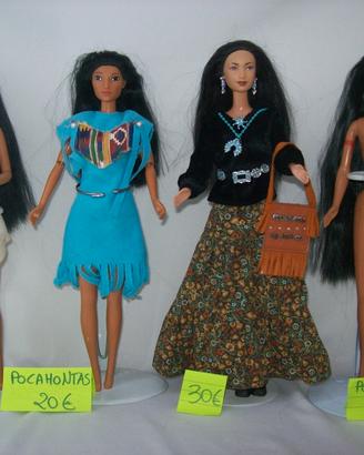 Ken , Pocahontas, Barbie