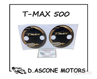 2 ADESIVI LATO STTORE VARIATORE TMAX 500 530 NERO 