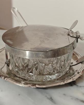 Formaggiera o zuccheriera Vintage Frabosk Acciaio