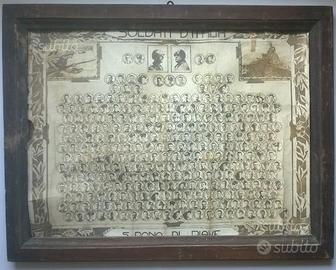 Quadro Vecchio Soldati d'Italia-San Dona' di Piave