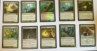 Lotto 10 carte Magic the Gathering Verdi