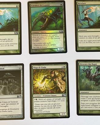 Lotto 10 carte Magic the Gathering Verdi