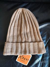 Berretto 100% Cashmere, Beige Marrone chiaro