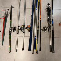 Set canne da pesca