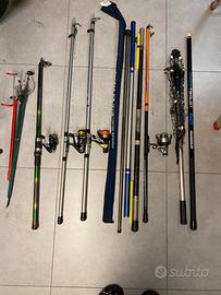 Set canne da pesca