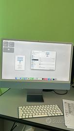 IMAC 24” M3/ 8GB/256GB BLUE - 1 anno garanzia