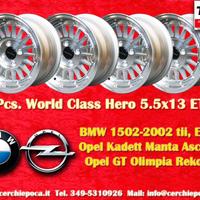 4 cerchi BMW Opel WCHE 5.5x13 ET7 1502-2002 tii 3